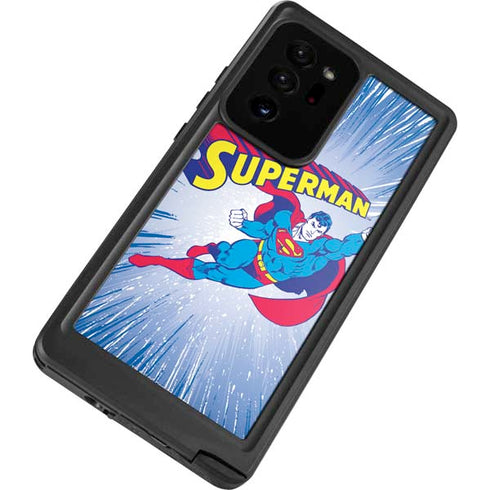 DC Comics Superman Vintage Action Pose Galaxy Note20 Ultra 5G Waterproof Case